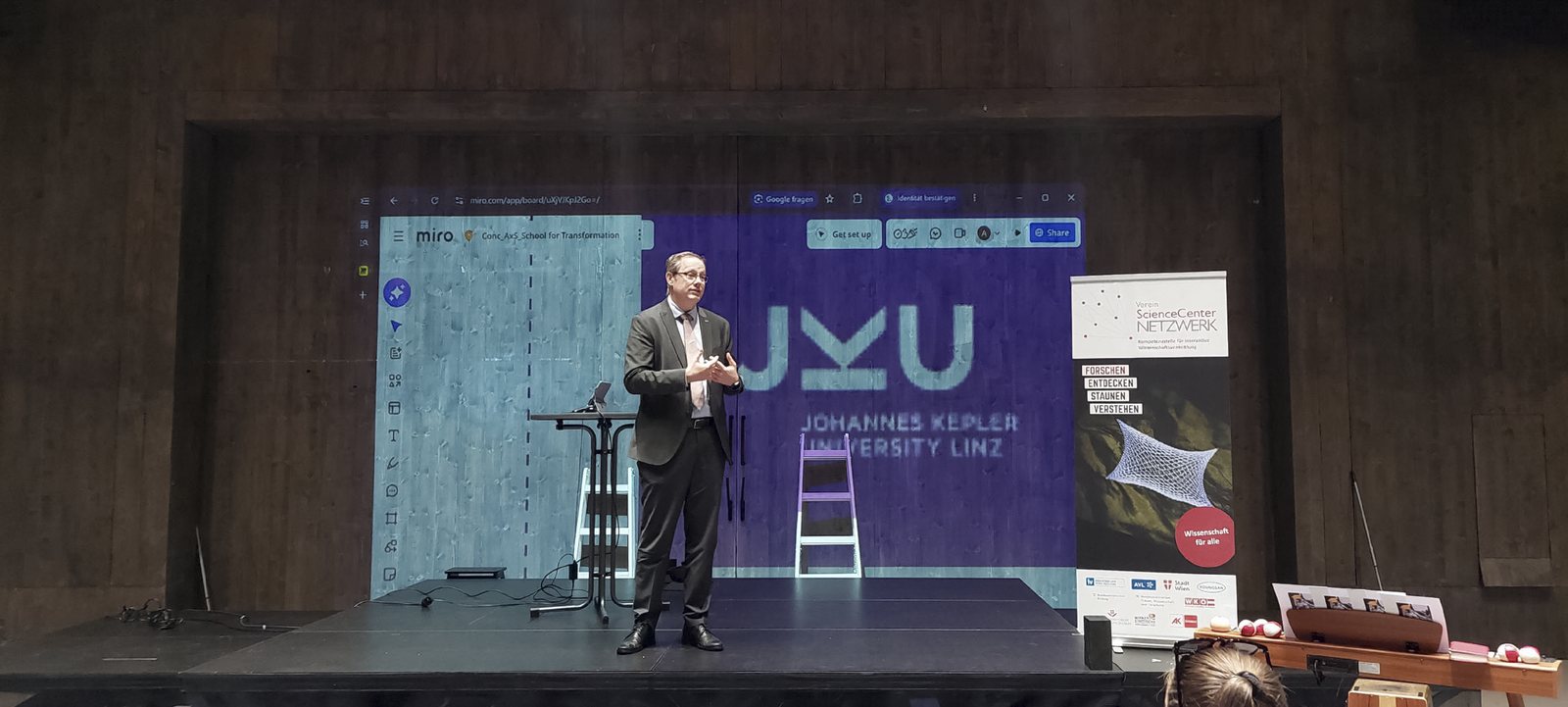 Begrüßungsworte des JKU-Rektors Univ.-Prof. Dr. Stefan Koch
